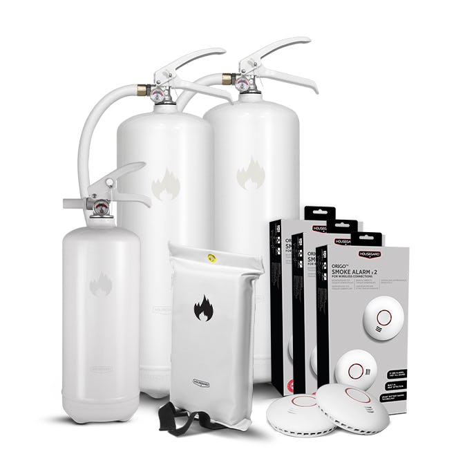 Brandskydd Housegard Stora Villapaketet White Design