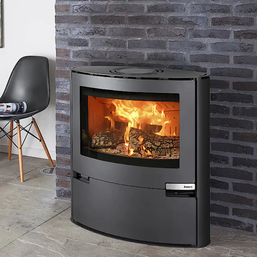 Braskamin Aduro 15 Svart Fristående 6,5kW