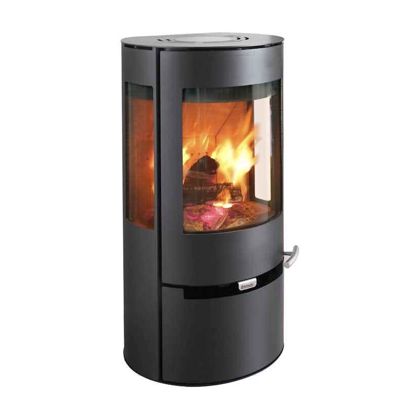 Braskamin Aduro 9 Fristående med Sidoglas 9kW