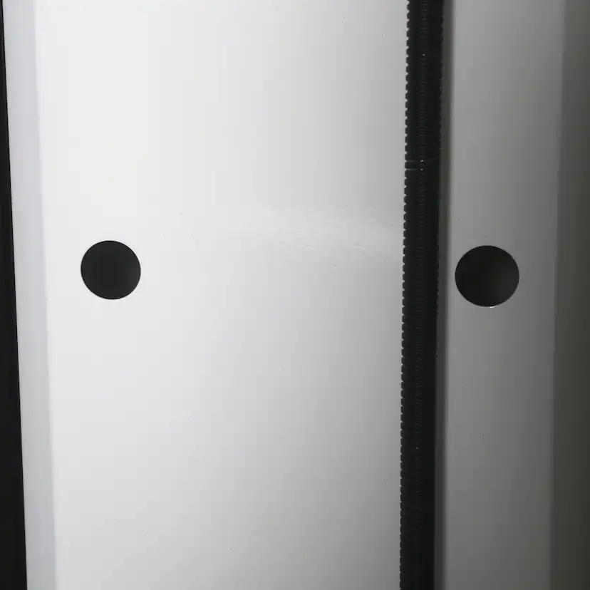 Duschkabin Bathlife Betrakta 90x90 Svart/Vit