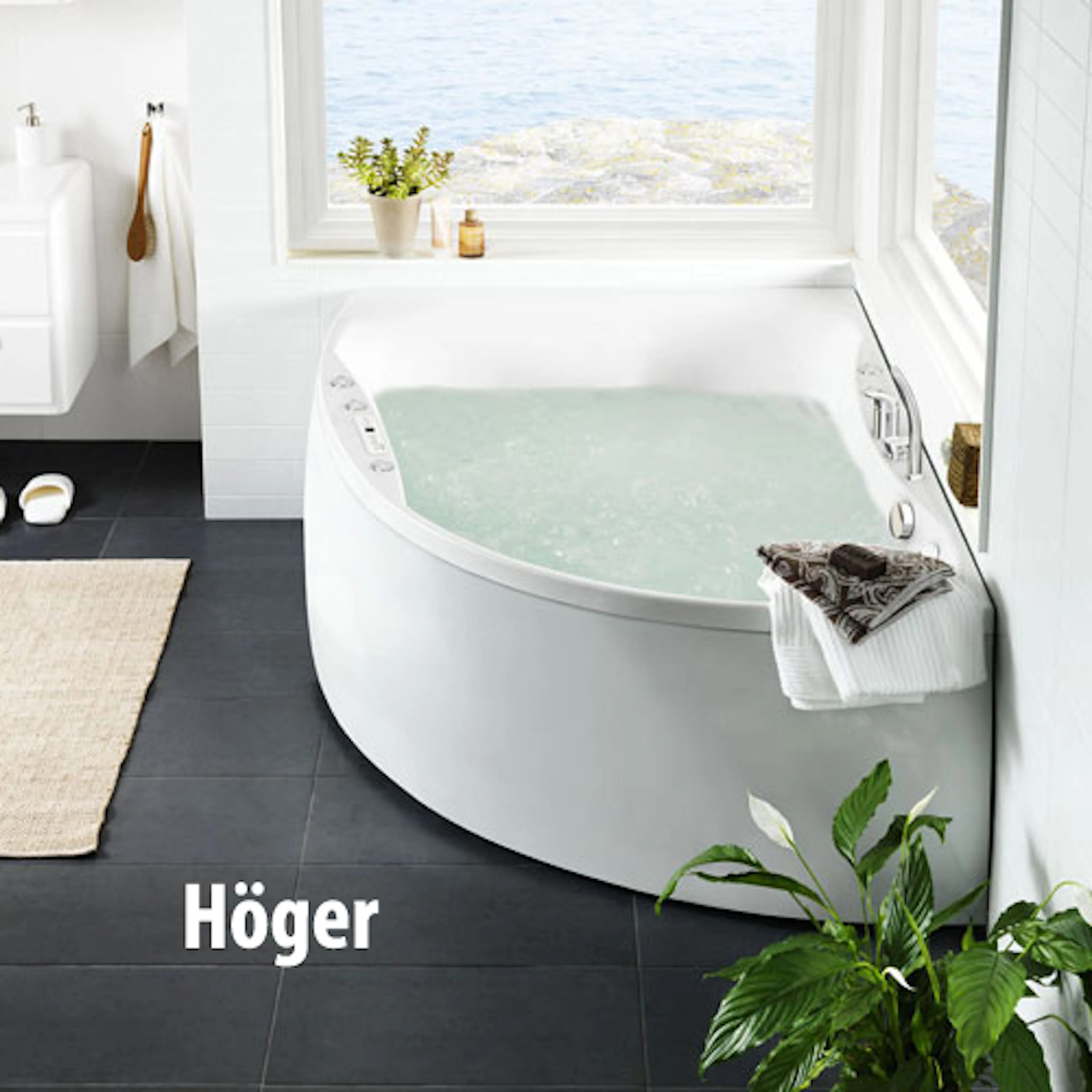 Bubbelbadkar Westerbergs Ocean Duo R/L