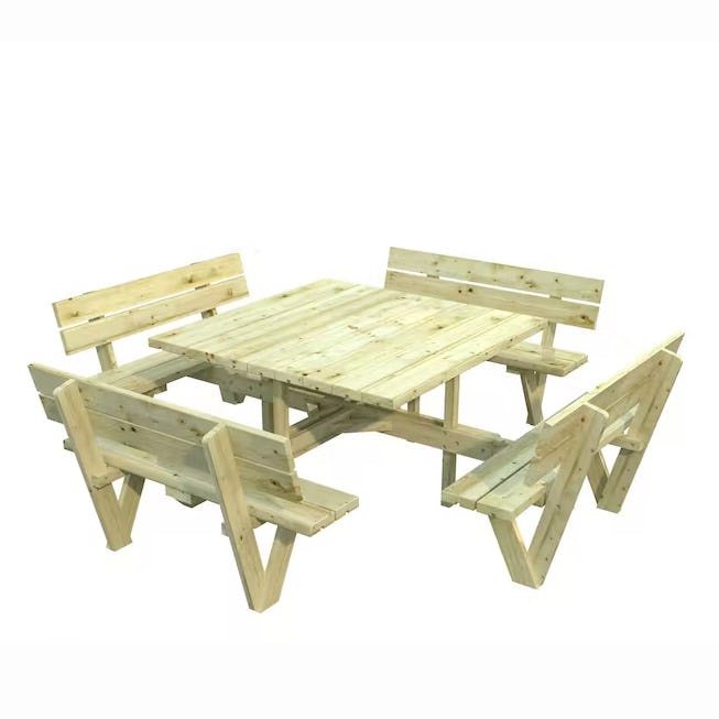 Picknickbord Palmako Arthur med Ryggstöd Utomhus