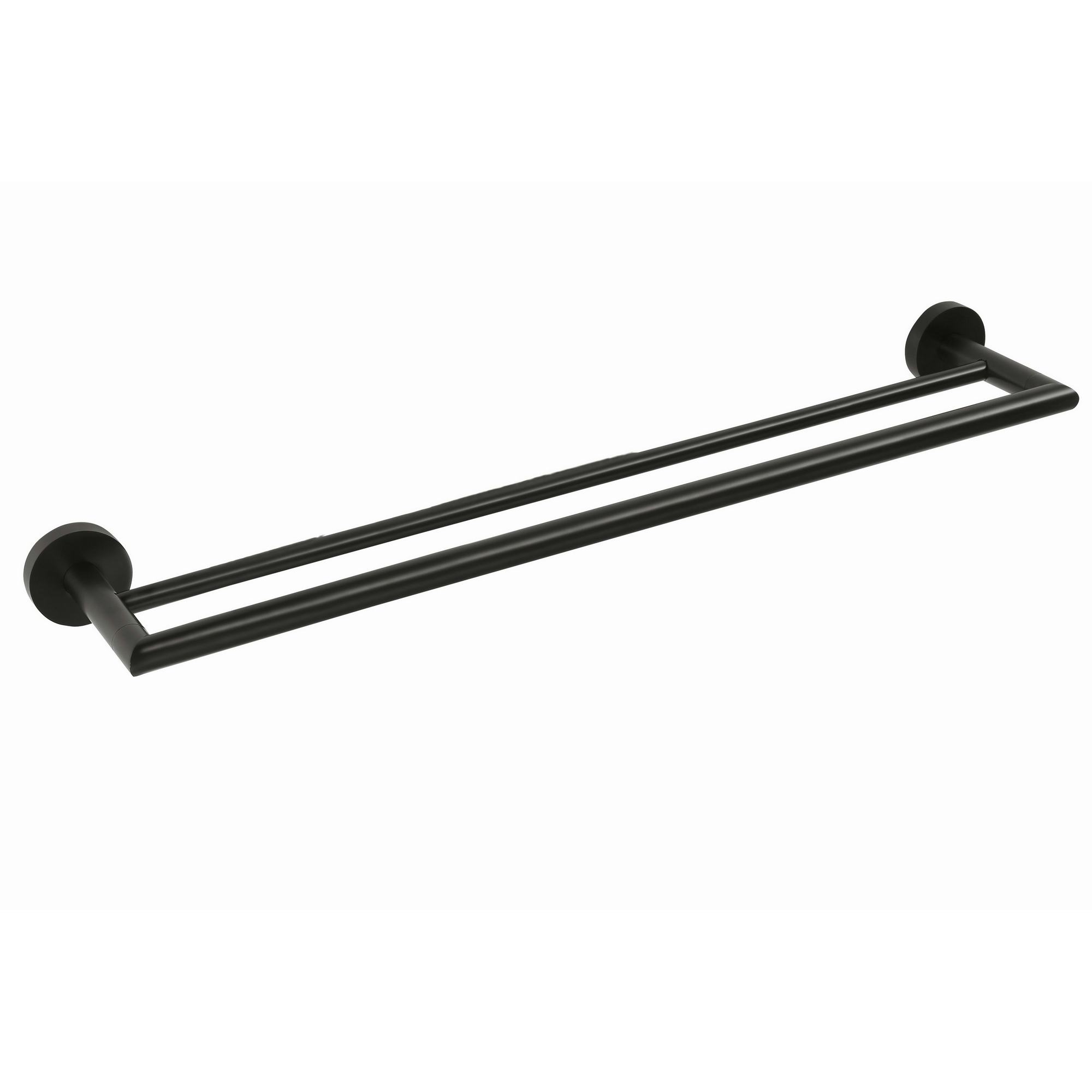 Handduksstång Duschbyggarna Black Dubbel