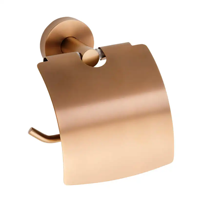 Toapappershållare med lock Duschbyggarna Dark Rose Mat