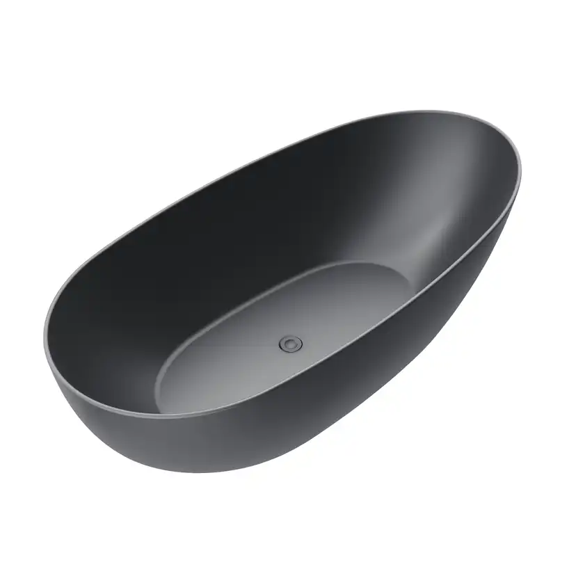 Badkar Bathlife Klok Svart