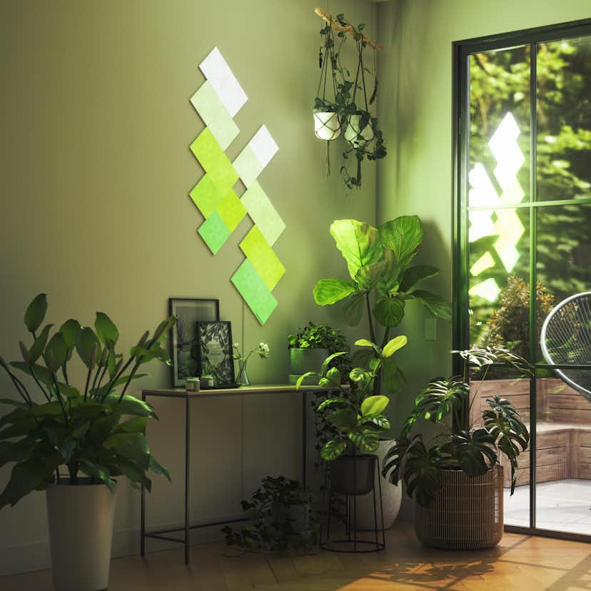 Belysningssystem Nanoleaf Canvas Startkit 9-pack