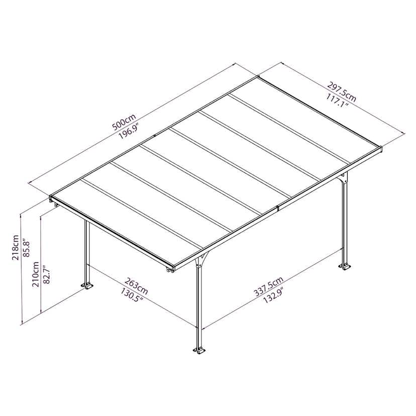 Carport Canopia by Palram Verona 5000