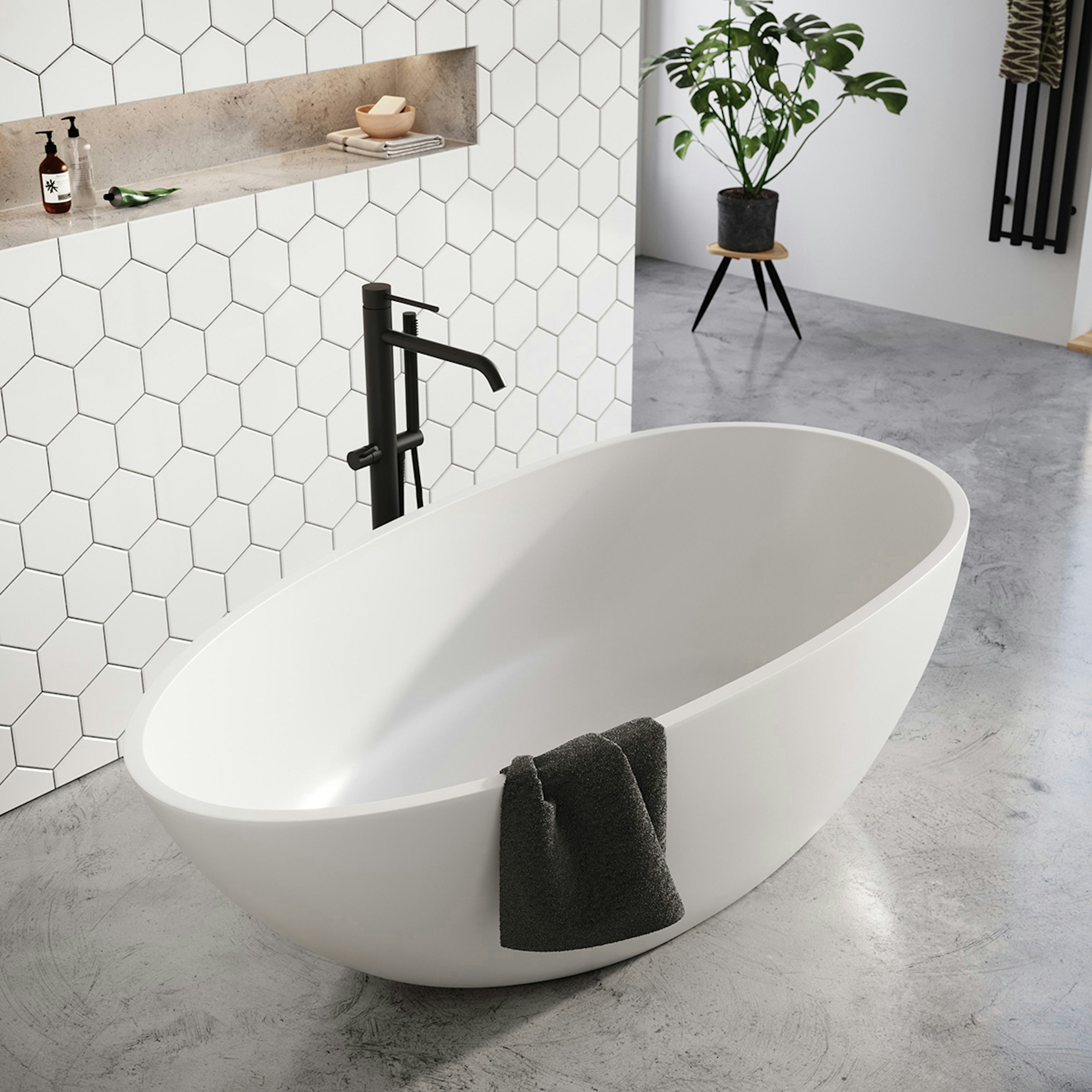 Badkar Strømberg Castel 1680 mm