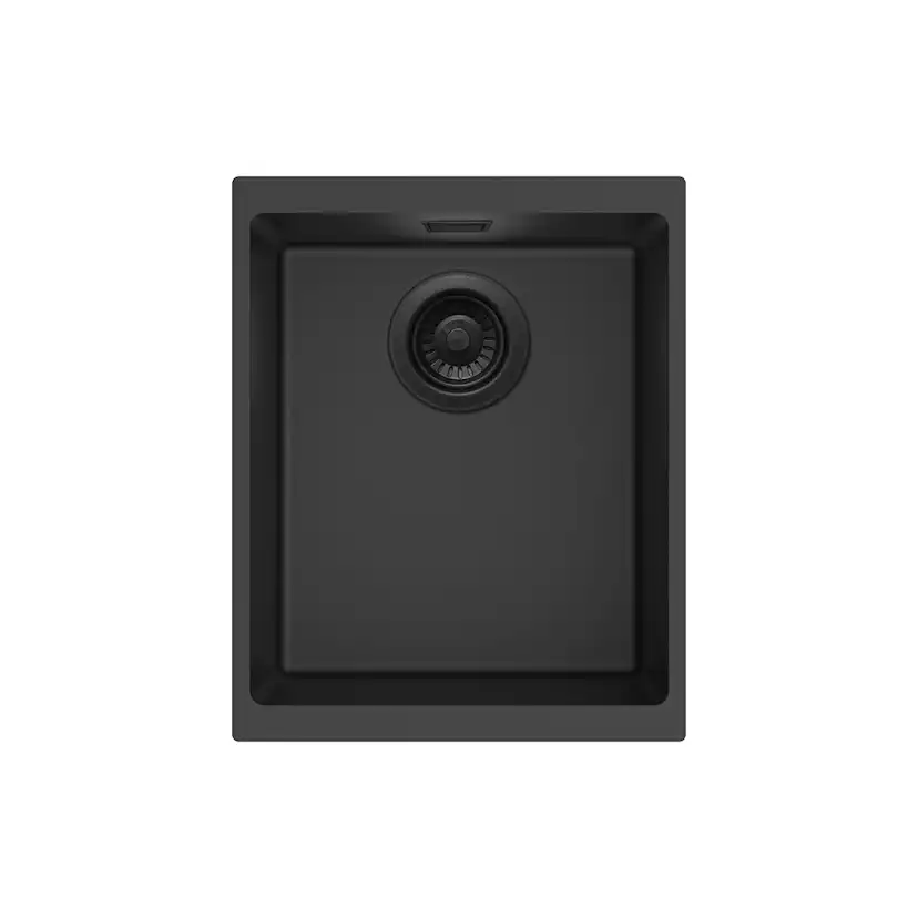 Diskho Stala Essent CEG-E34B Komposit Svart Enkel med Korgventil