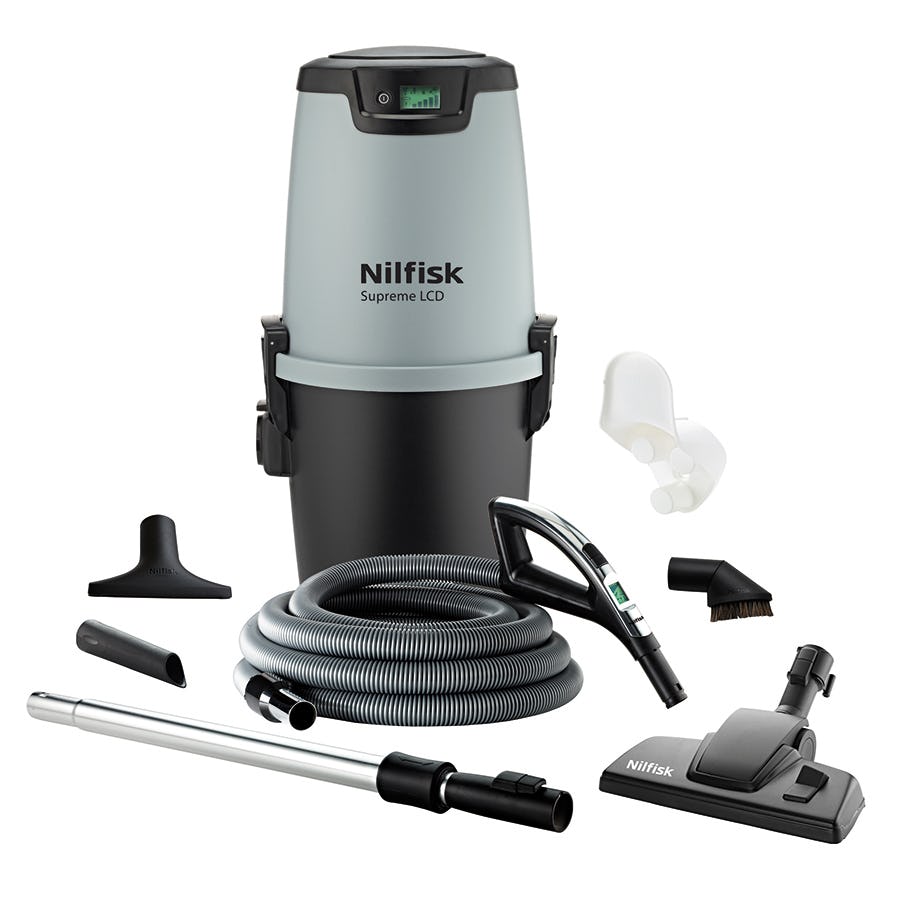 Centraldammsugare Nilfisk Supreme All-in-1 LCD Deluxe 500 m² Självrengörande Filter