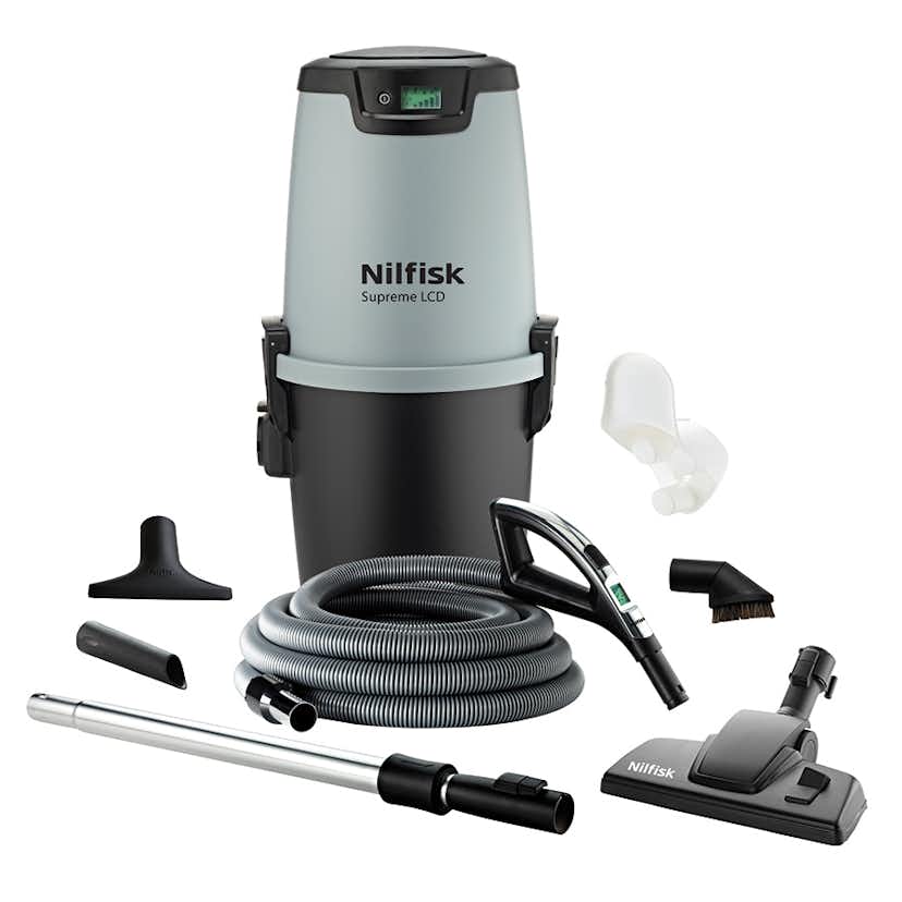 Centraldammsugare Nilfisk Supreme All-in-1 LCD Deluxe 500 m² Självrengörande Filter