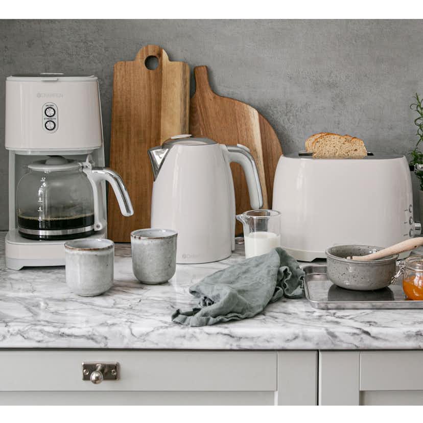 Brödrost Champion 2 skivor 800W BR610 Creme White Series