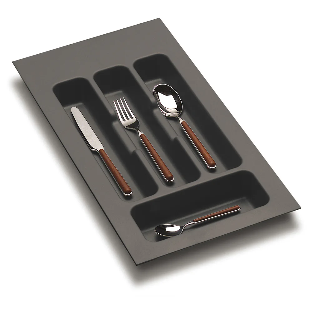 Lådinsats Beslag Design Besticklåda Classic 400 Mörkgrå