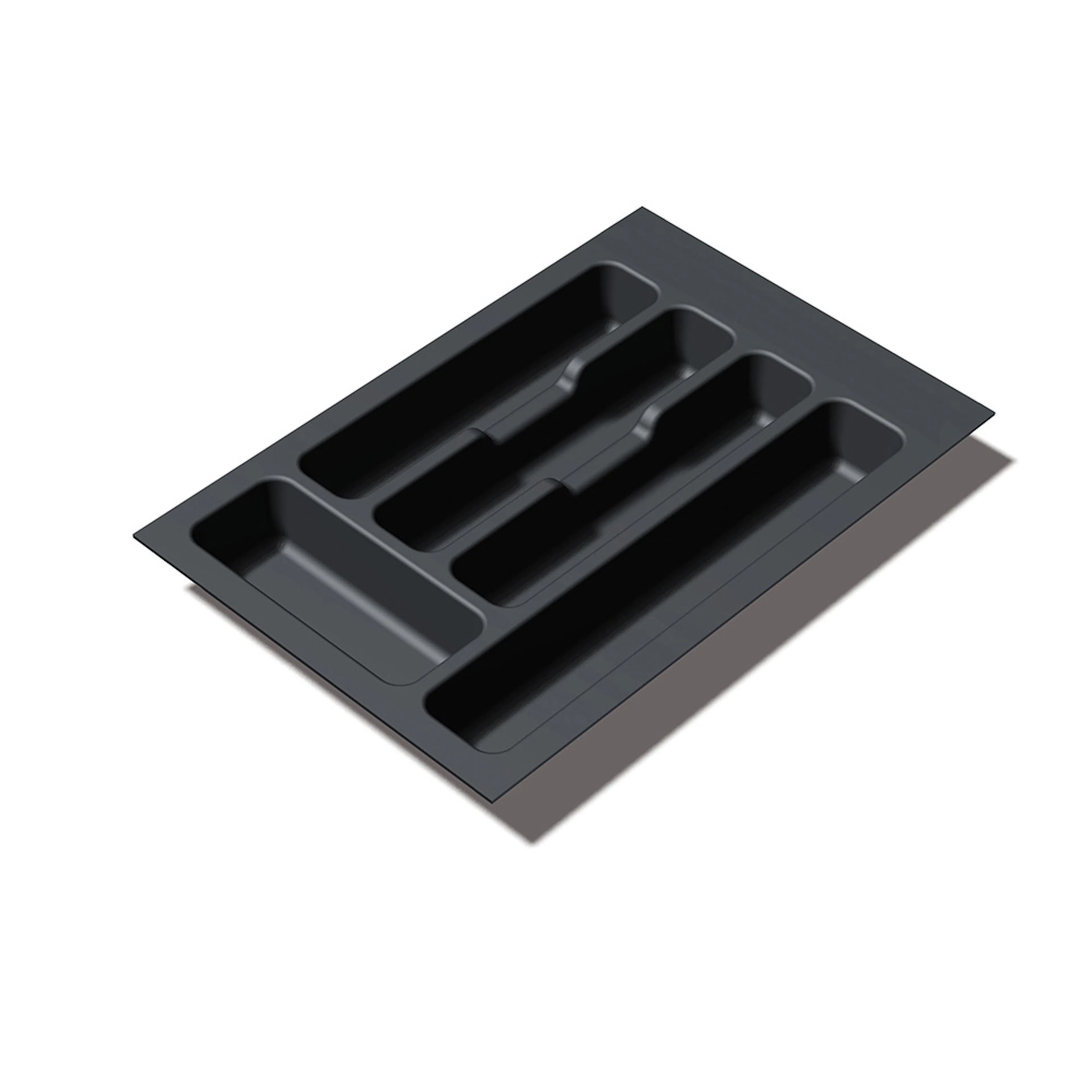 Lådinsats Beslag Design Besticklåda Classic 500 Mörkgrå