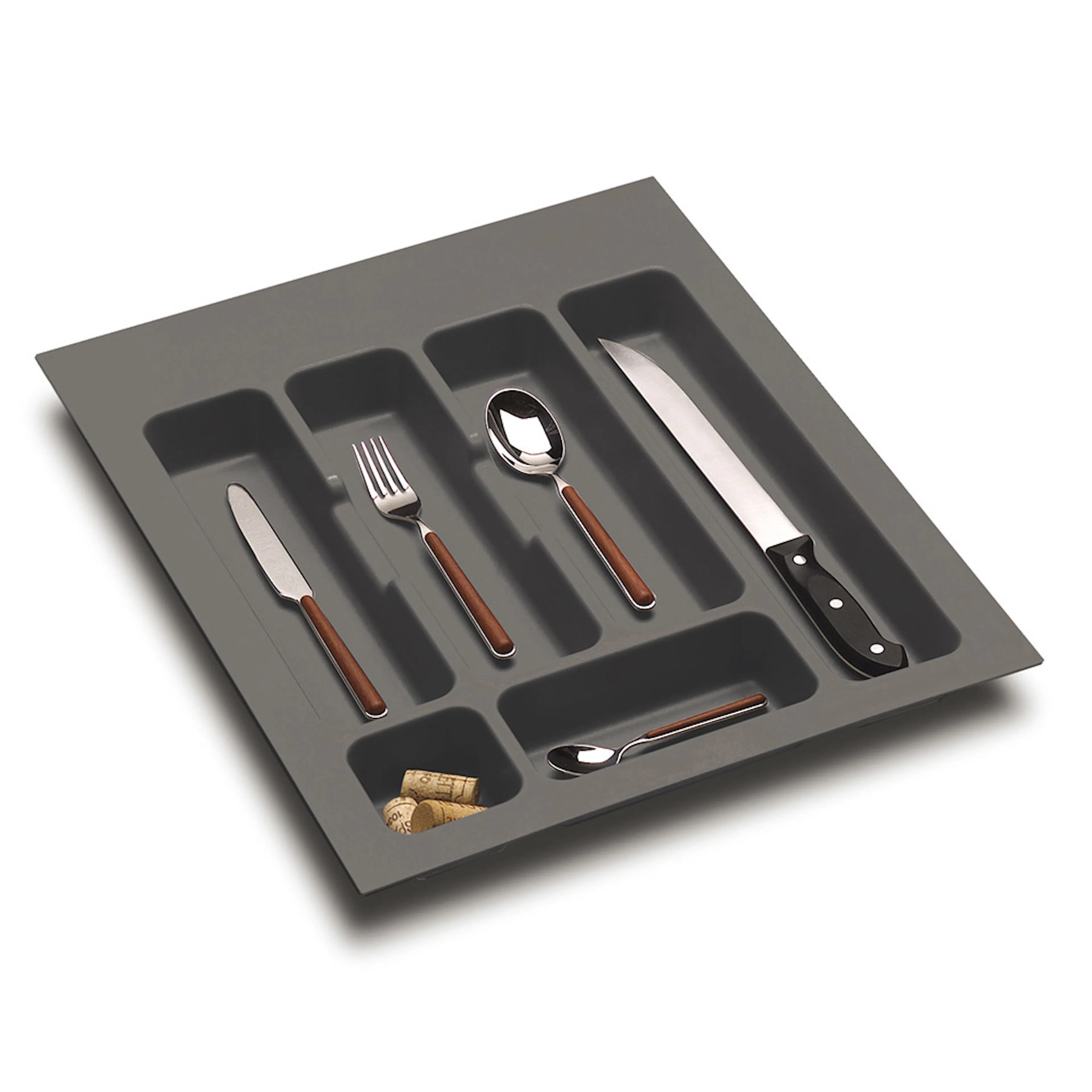 Lådinsats Beslag Design Besticklåda Classic 600 Mörkgrå