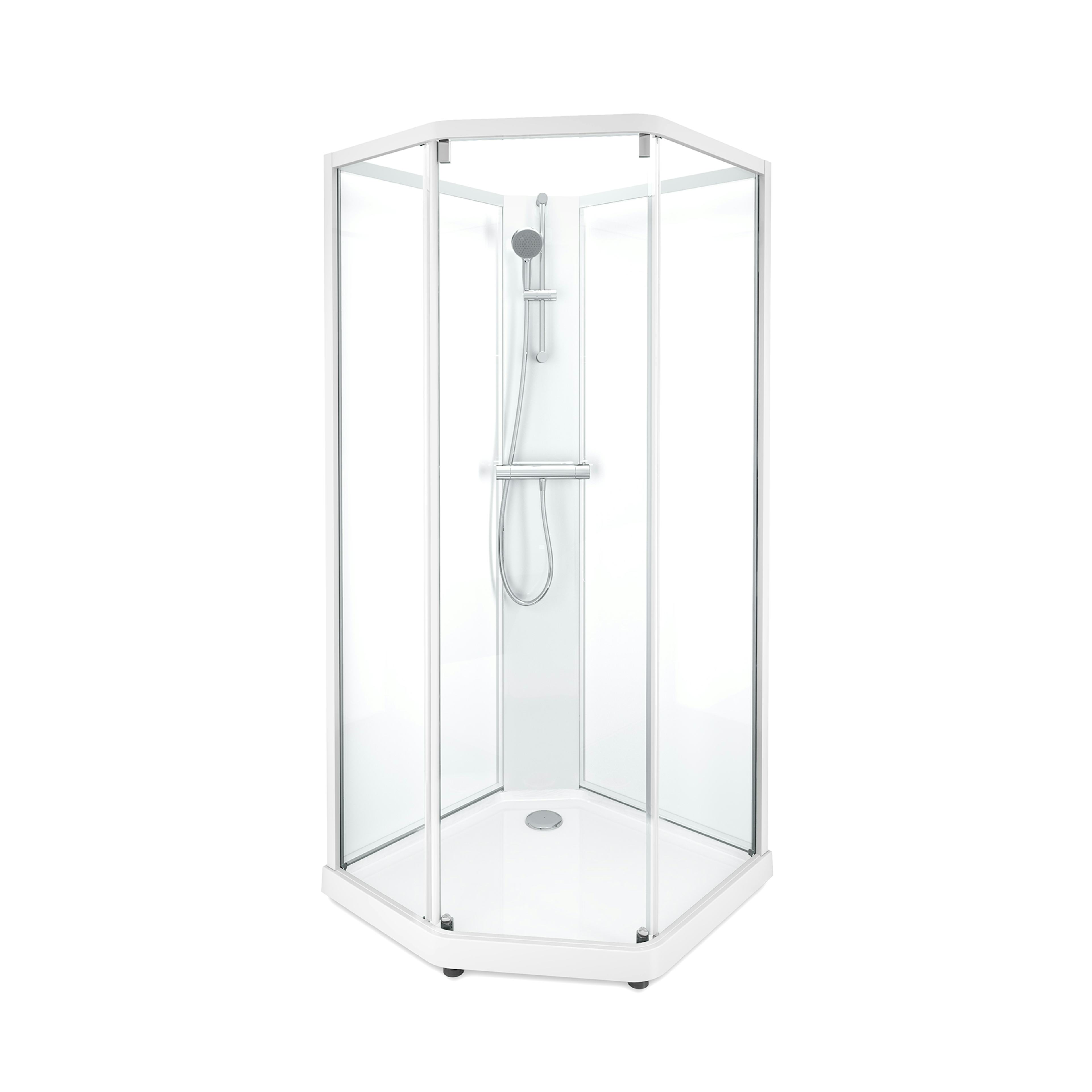 Duschkabin Contura Shower Showerama Classic Pentagonal