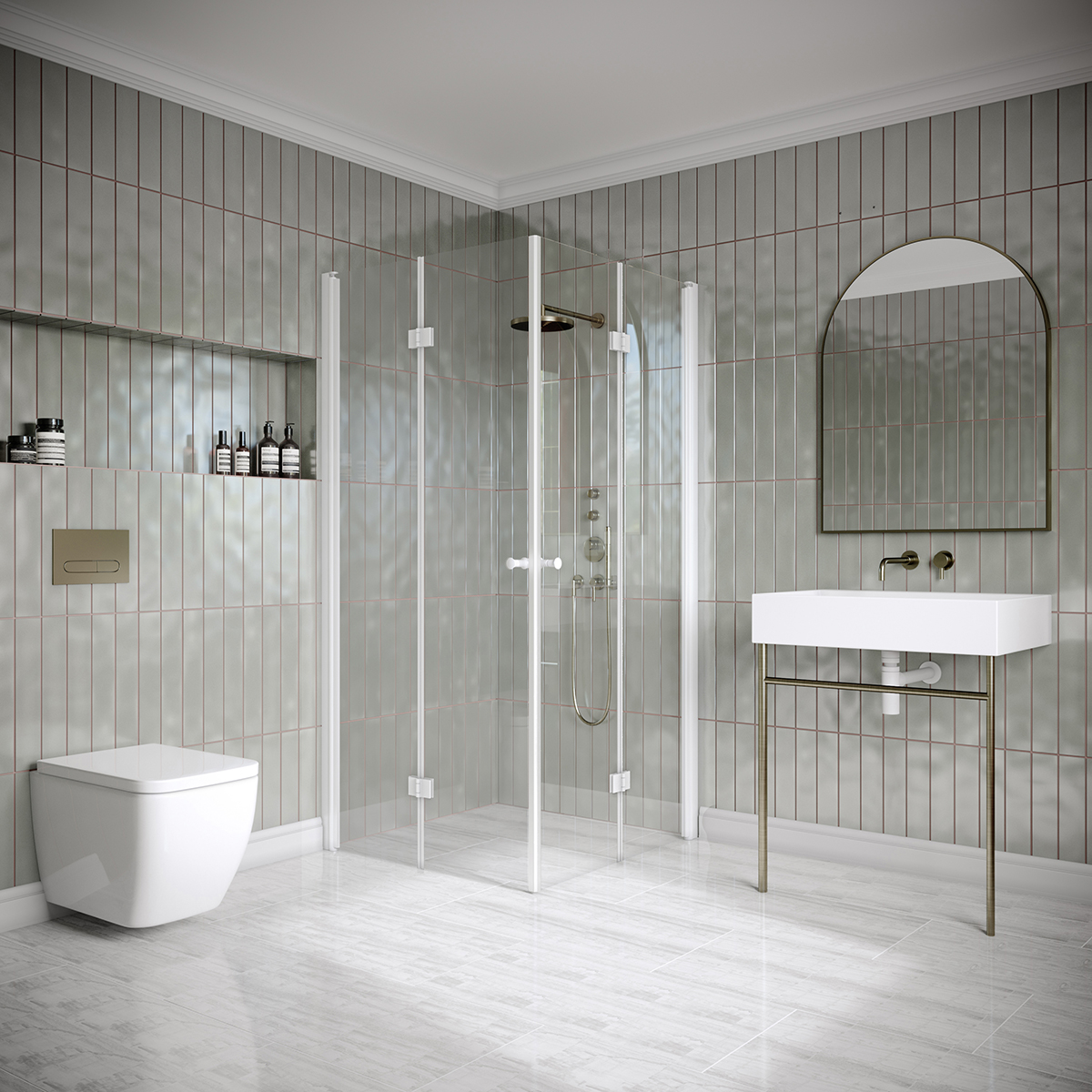 Duschhörn Hietakari Classic 150 Vikbara Dörrar