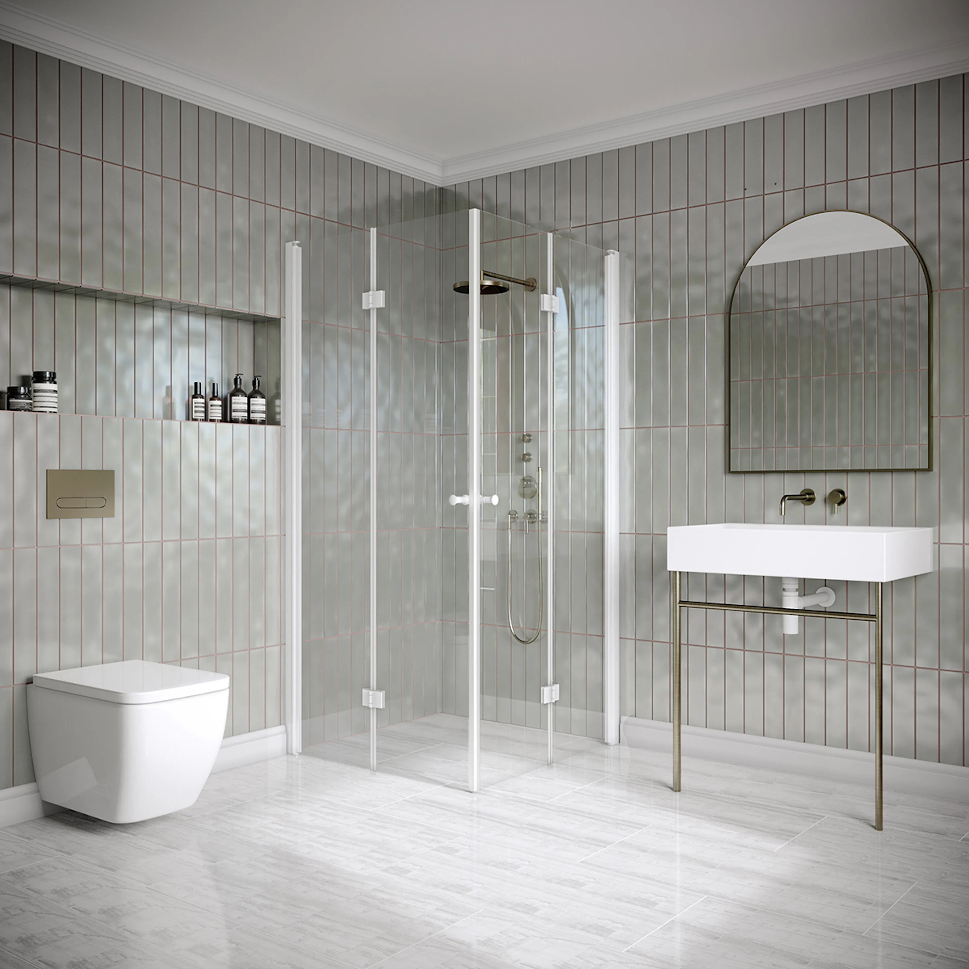 Duschhörn Hietakari Classic 150 Vikbara Dörrar