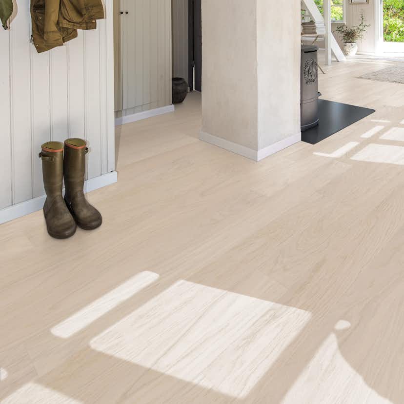 Trägolv Kährs Life Coconut Cream Wide Ek Mattlackat 1-Stavs Golv