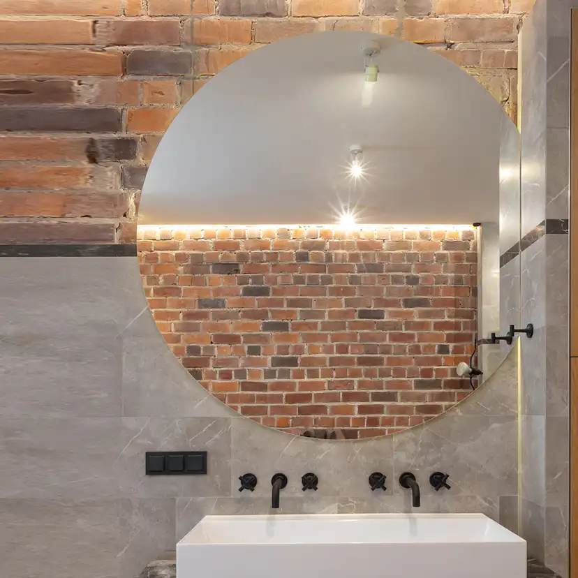 Spegel Vidi Corte med LED-belysning