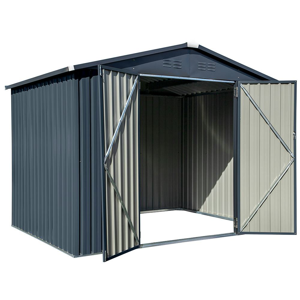 Förråd gop Cover-It 4,5 m² Mörkgrå Redskapsbod