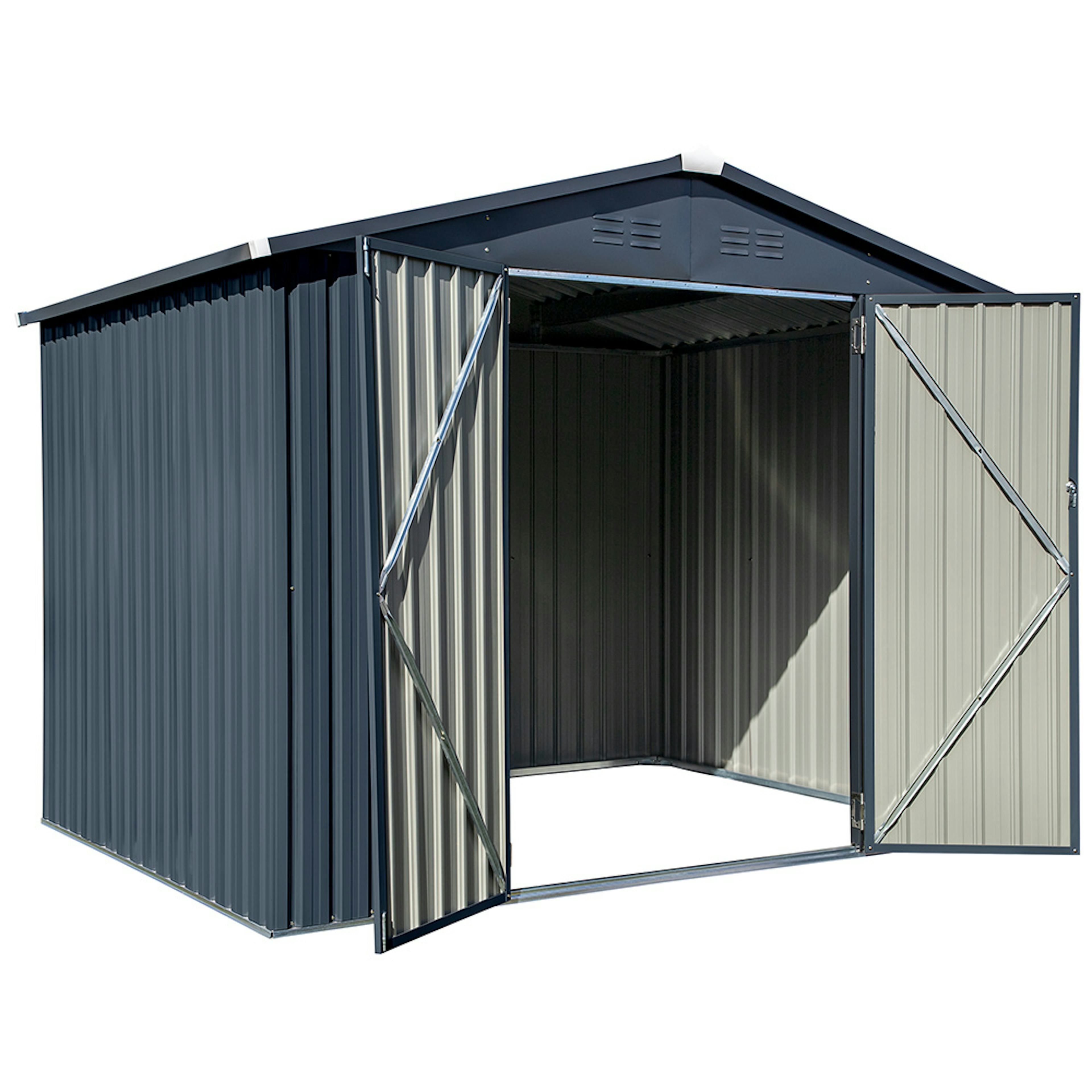 Förråd gop Cover-It 4,5 m² Mörkgrå Redskapsbod