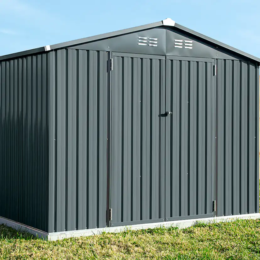 Förråd gop Cover-It 4,5 m² Mörkgrå Redskapsbod