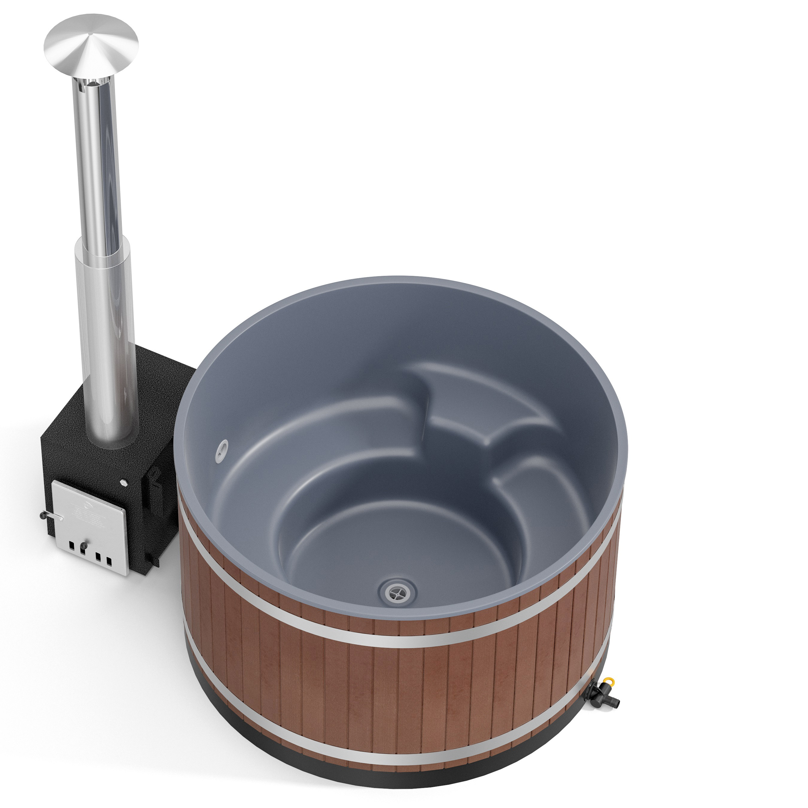 Vedeldad Badtunna Kirami Steady M CUBE