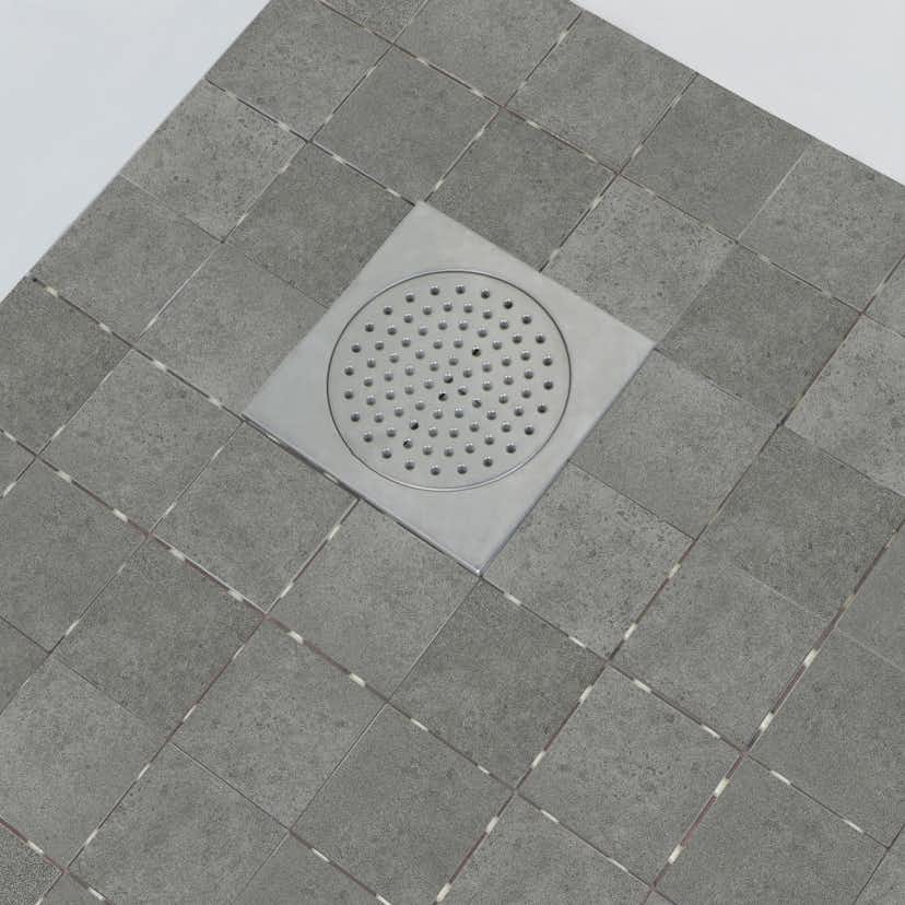 Klinker Tenfors Luna Middle Grey 10x10 cm