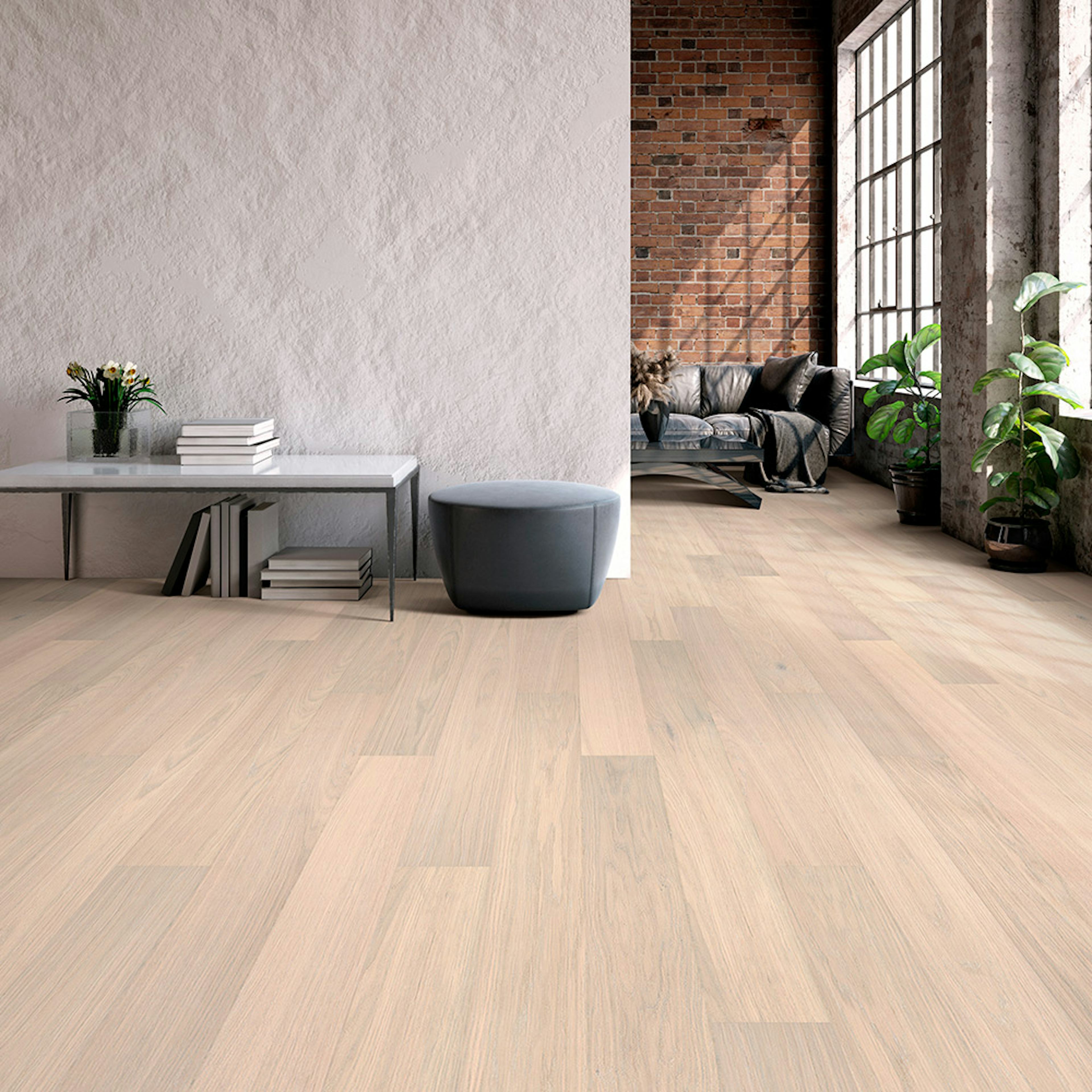 Trägolv Bjelin Härdad Ek Dalen 3.0 S, Mattlackat 1-Stavs Golv