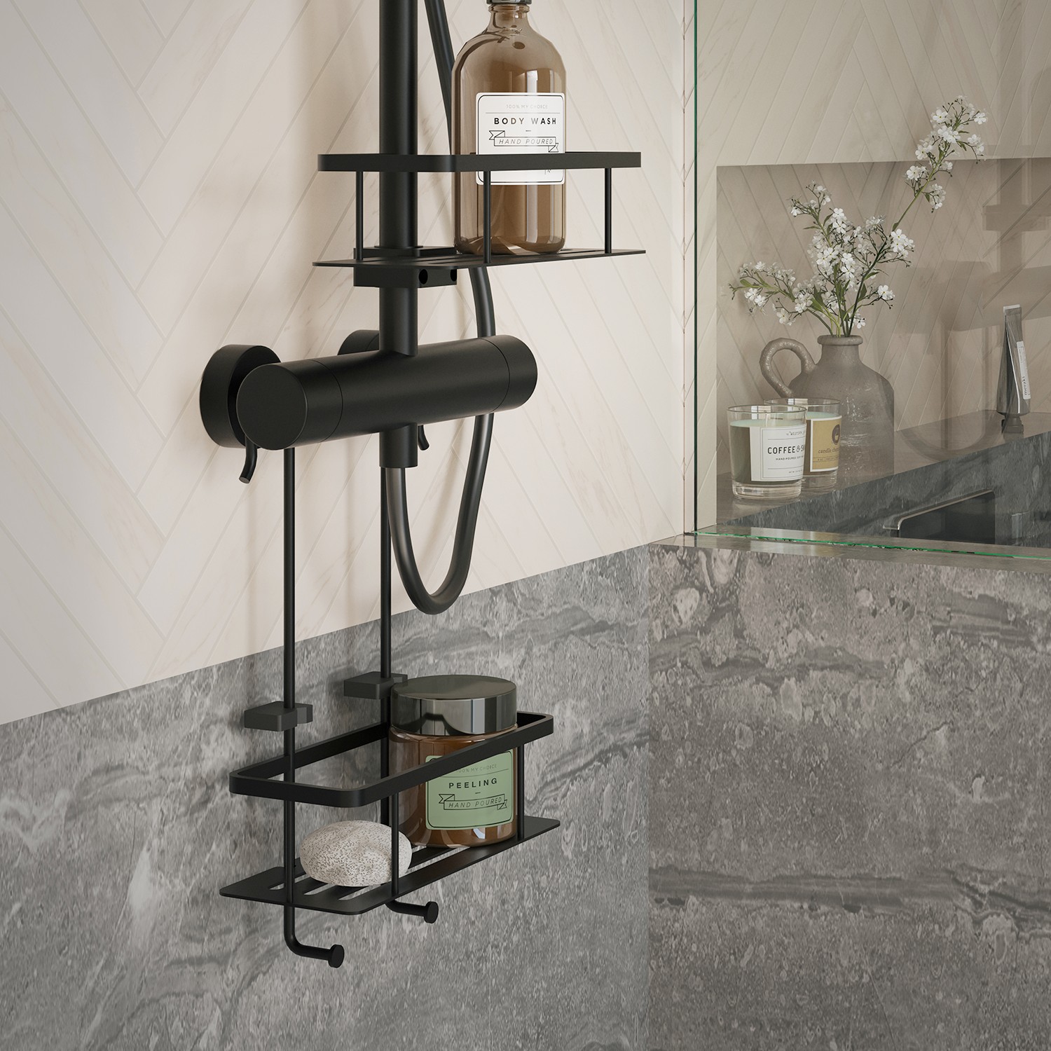 Duschkorg Smedbo Sideline för Duschblandare 3048