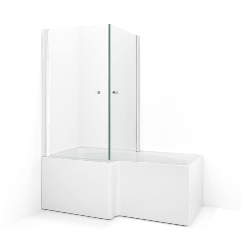 Badkarsvägg Macro Design Spirit Hörna