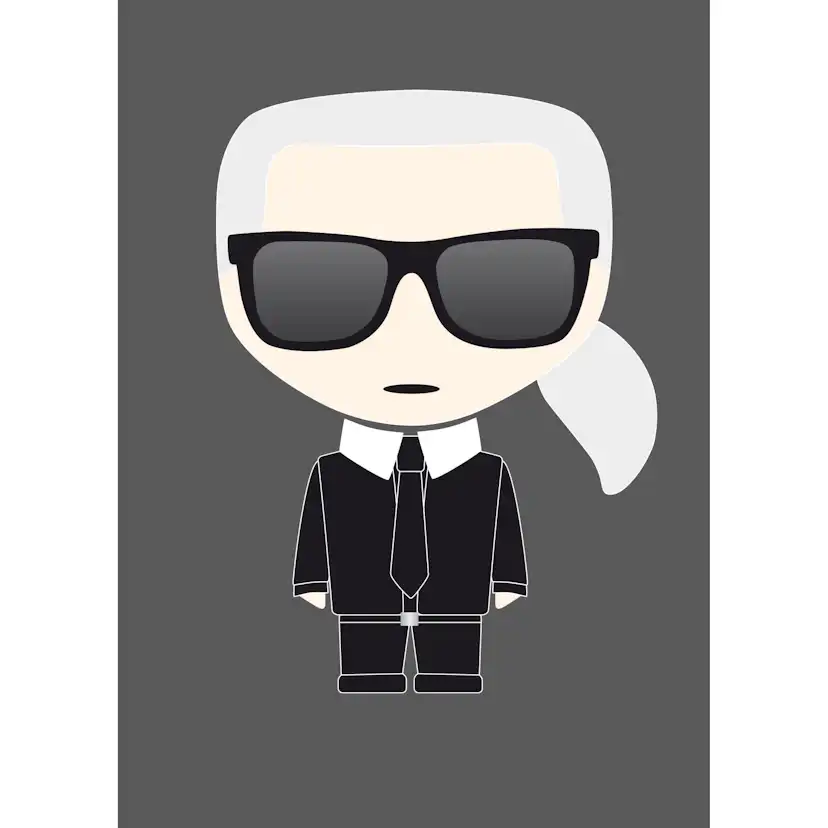 Väggbild Tapet Karl Lagerfeld 2 Paneler DD120249