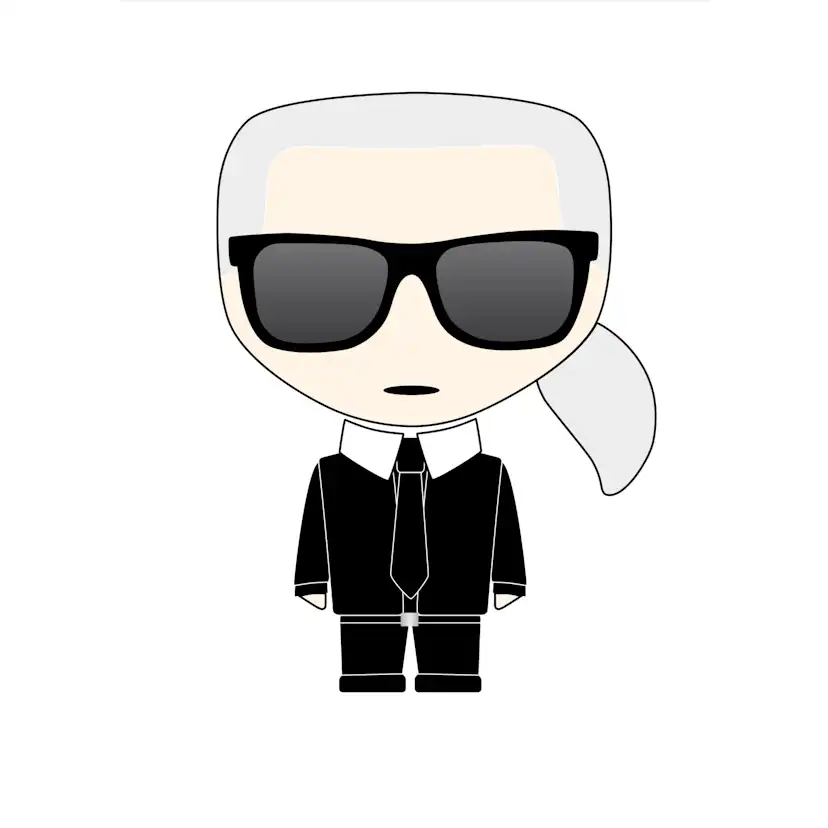 Väggbild Tapet Karl Lagerfeld 2 Paneler DD120250