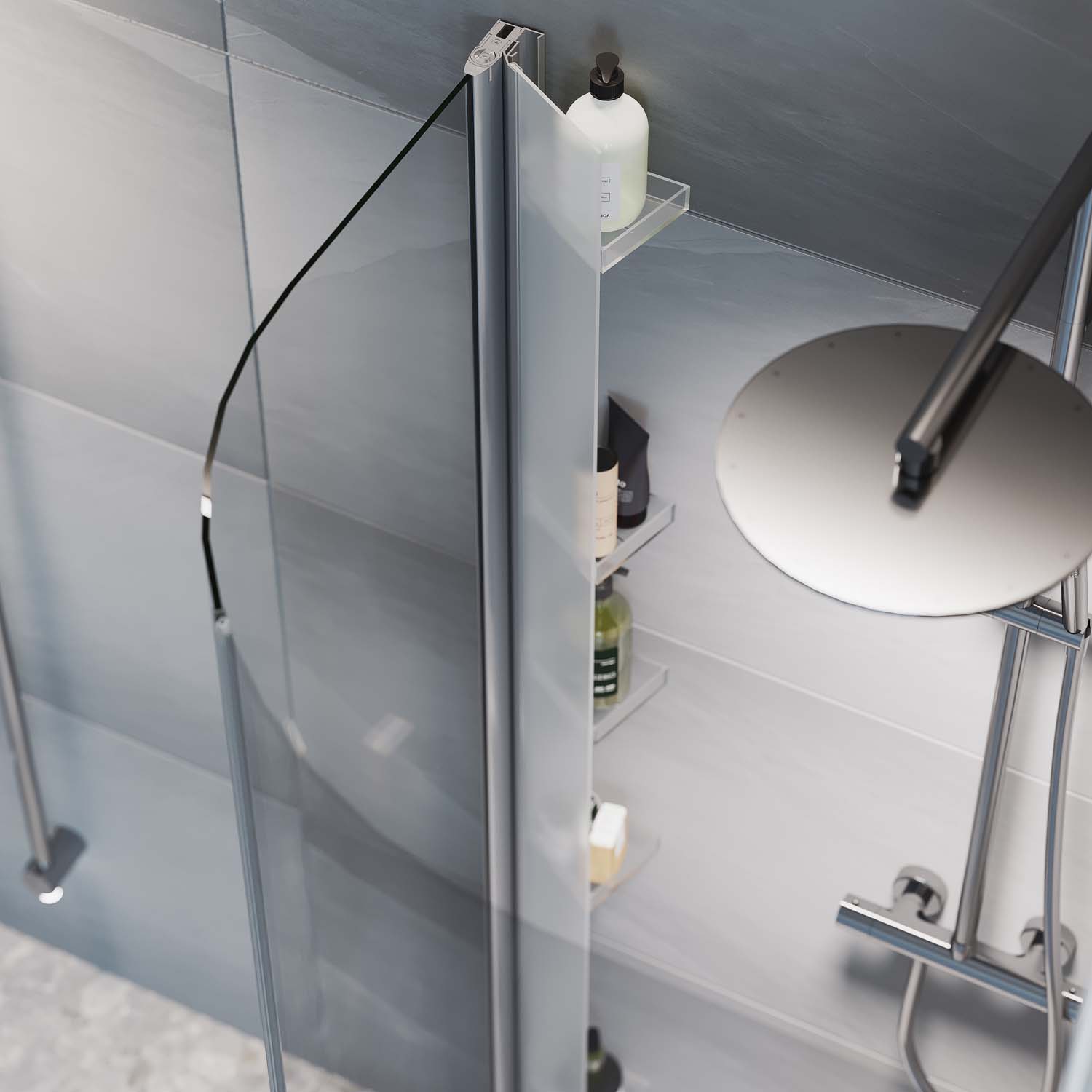 Duschhylla Macro Design Tidy Glas