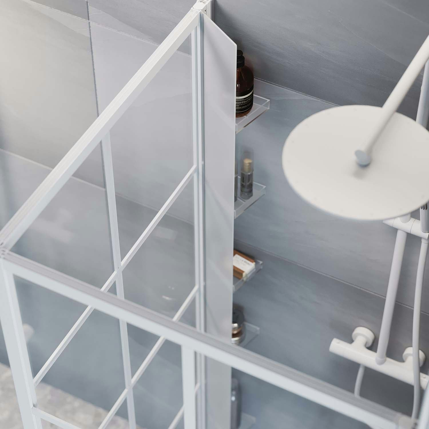 Duschhylla Macro Design Tidy Glas