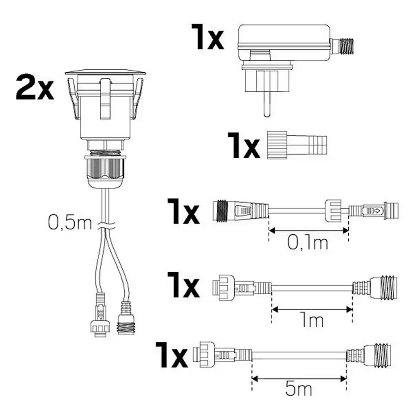 Decklight Hide-a-lite Super Garden Kit