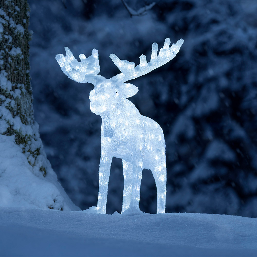 Dekorationsbelysning Gnosjö Konstsmide Älg