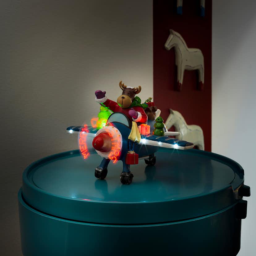 Juldekoration Gnosjö Konstsmide Flygplan