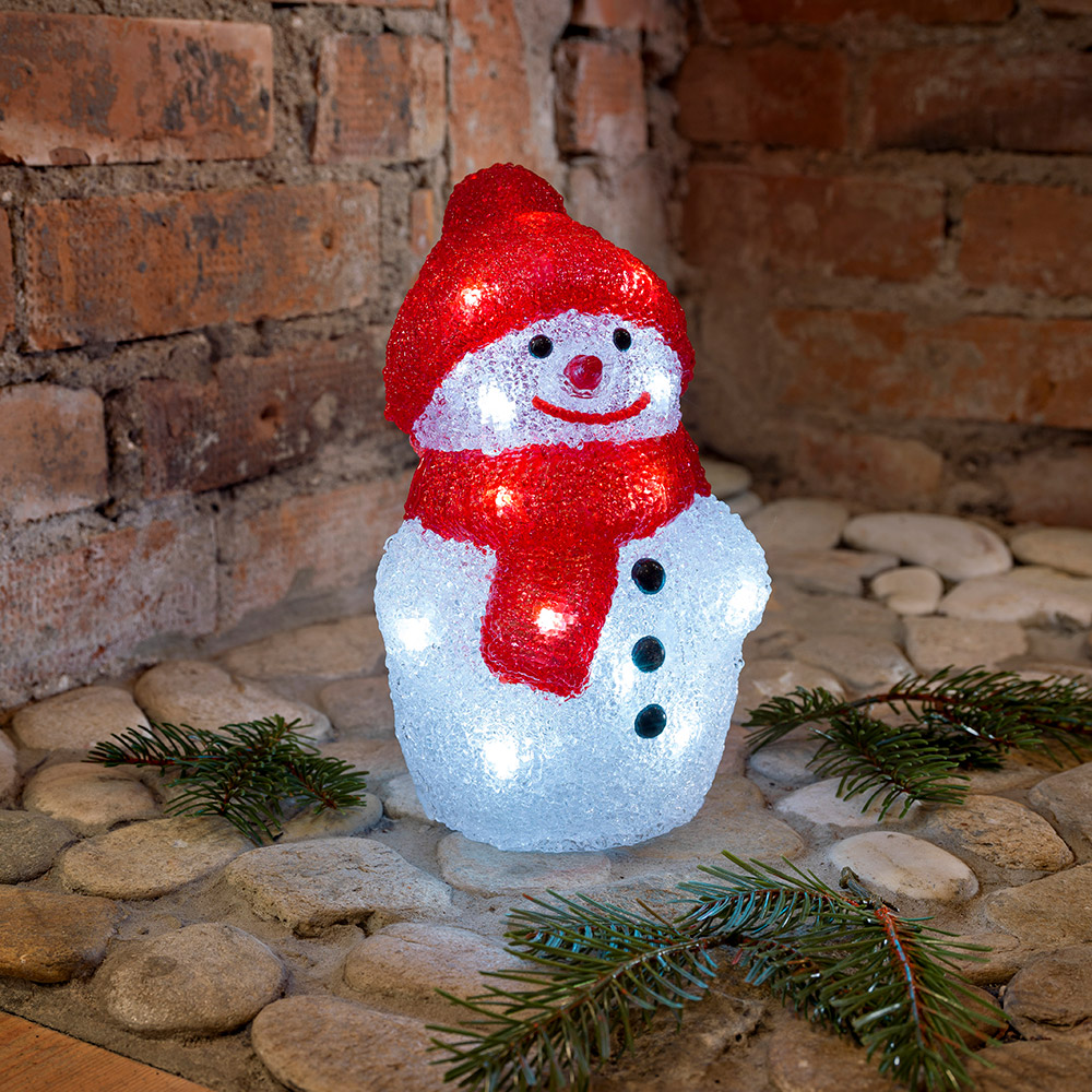 Juldekoration Gnosjö Konstsmide Snögubbe