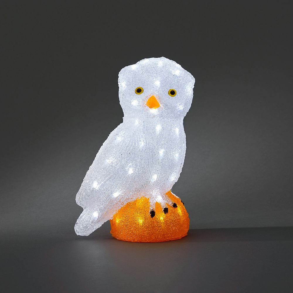 Dekorationsbelysning Gnosjö Konstsmide Uggla