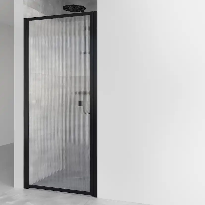 Duschdörr Macro Design Empire Nisch Linjeglas