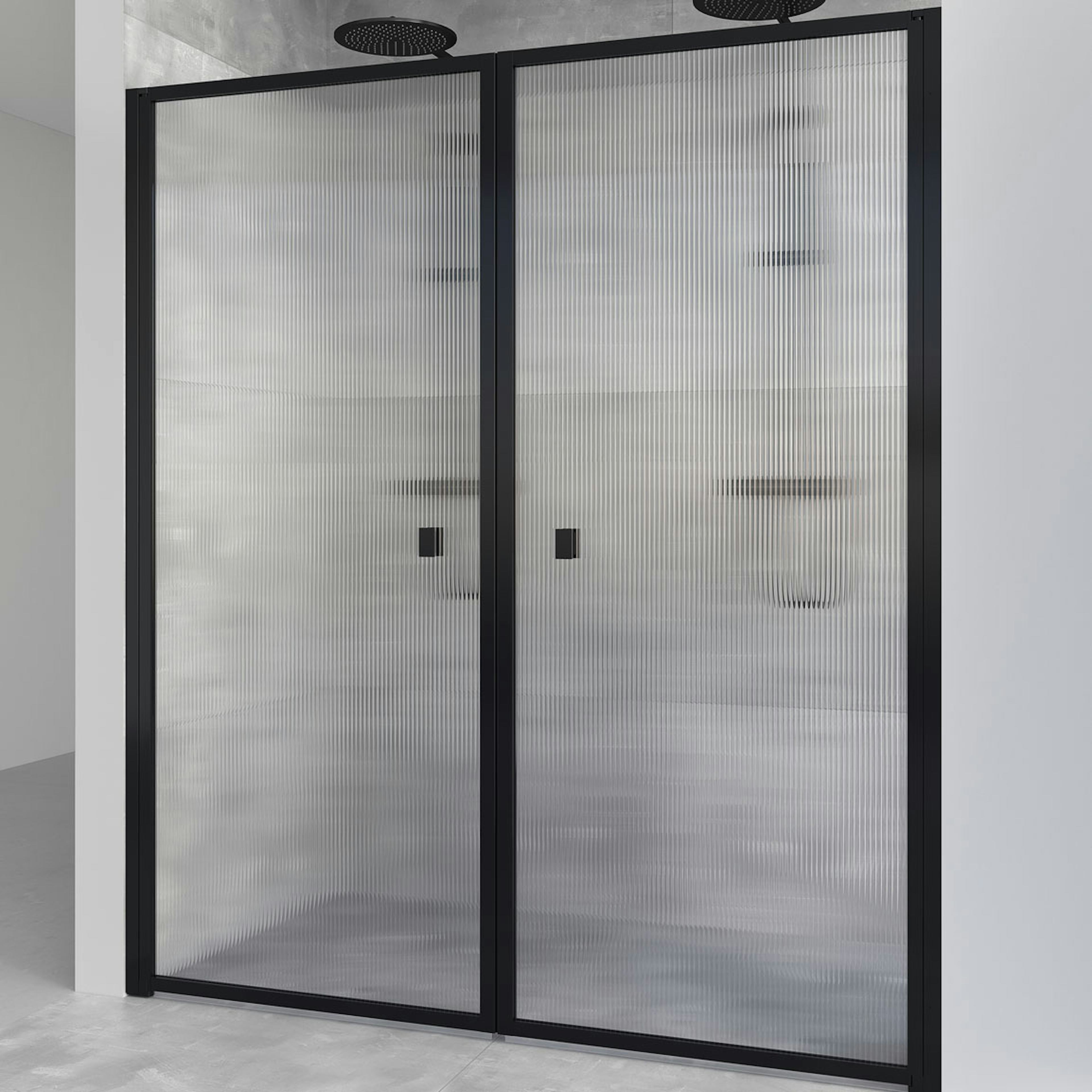 Duschdörr Macro Design Empire Saloon Nisch Linjeglas