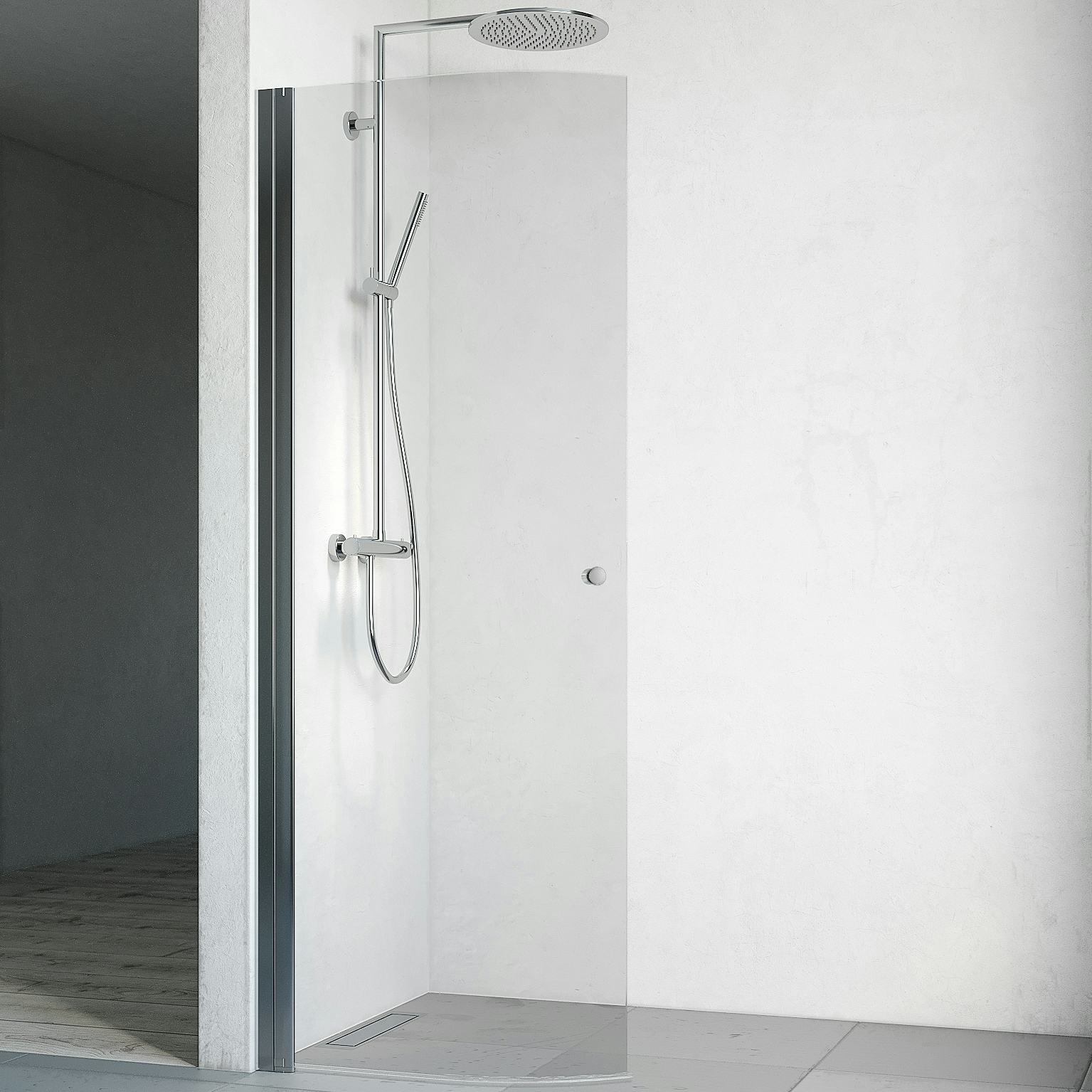 Duschdörr Macro Design Spirit Rund med Handtag