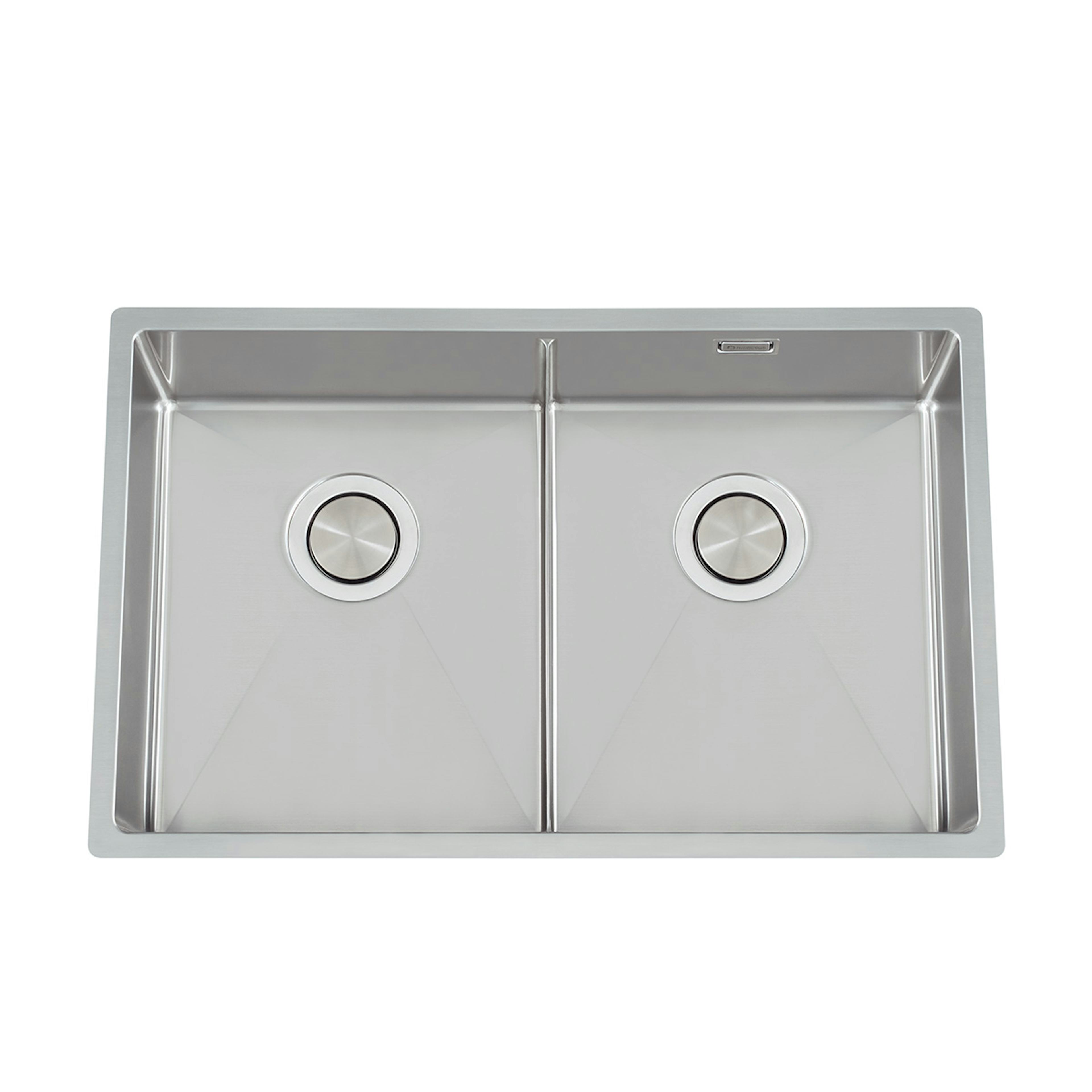 Diskho Nordic Tech Edge 74 K X Rostfri Dubbel med Korgventil & Vattenlås