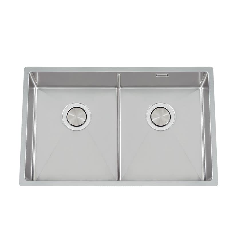 Diskho Nordic Tech Edge 74 K X Rostfri Dubbel med Korgventil & Vattenlås