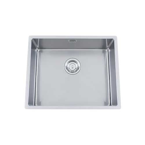 Diskho Nordic Tech Radius 500X Rostfri Enkel med Korgventil & Vattenlås