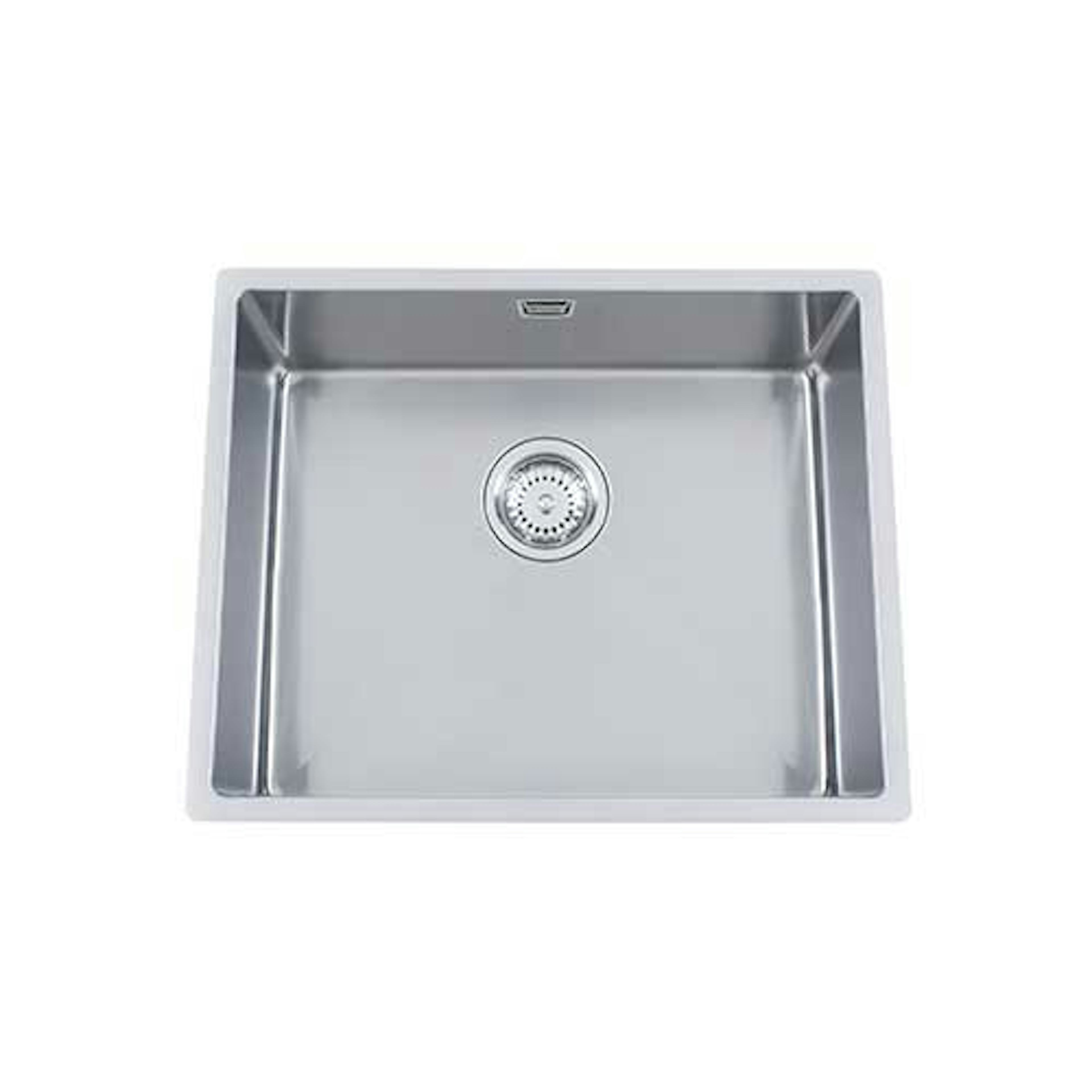 Diskho Nordic Tech Radius 500X Rostfri Enkel med Korgventil & Vattenlås