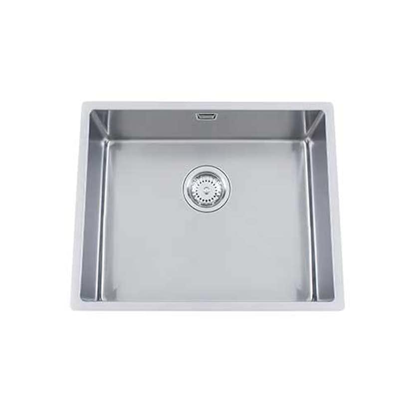 Diskho Nordic Tech Radius 500X Rostfri Enkel med Korgventil & Vattenlås