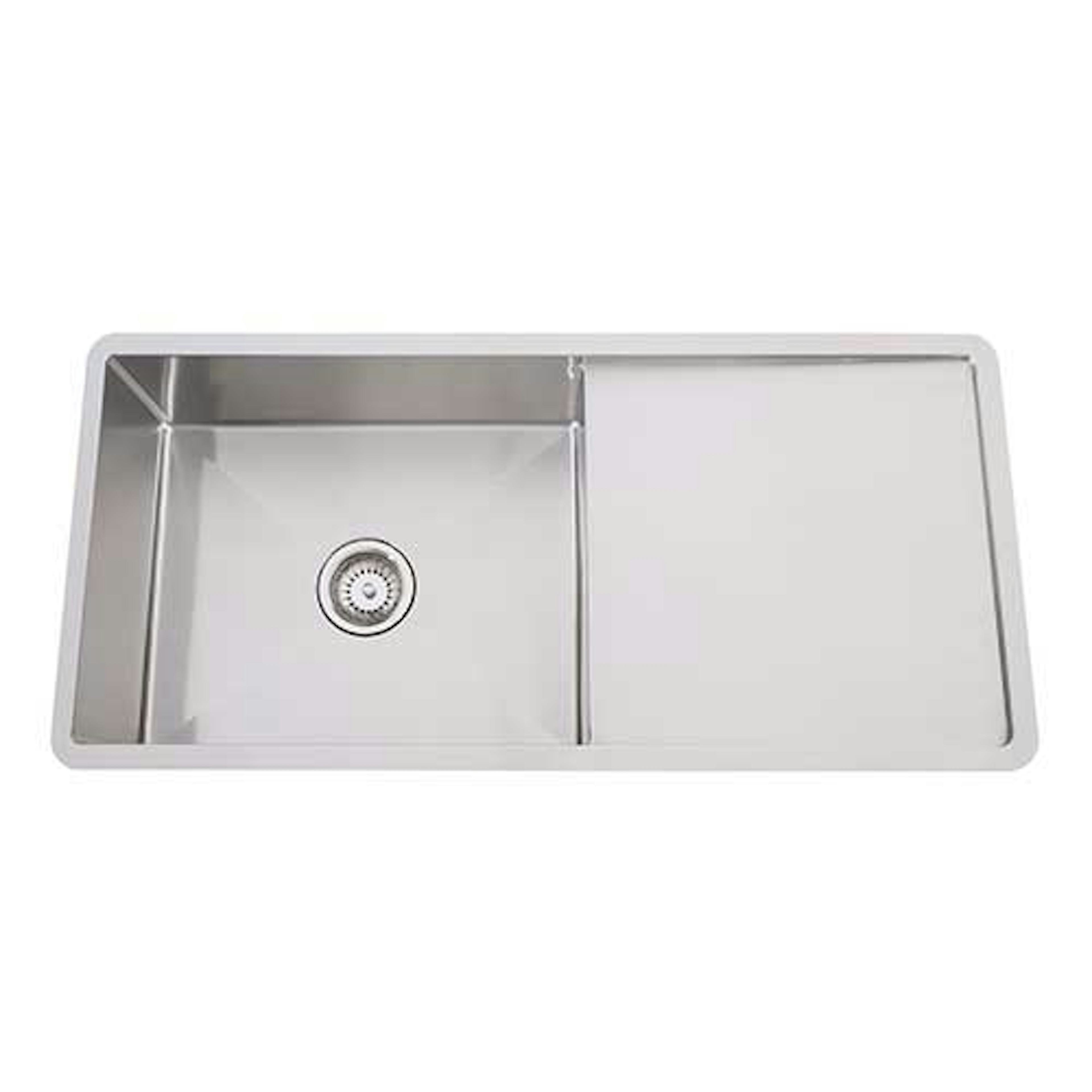 Diskbänk Nordic Tech Radius 501AV Rostfri med Avrinningsyta